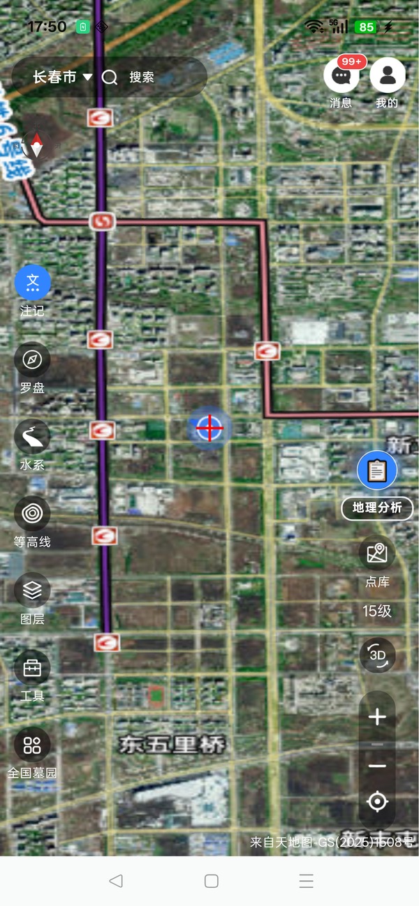 墓易通 App 地图选墓界面